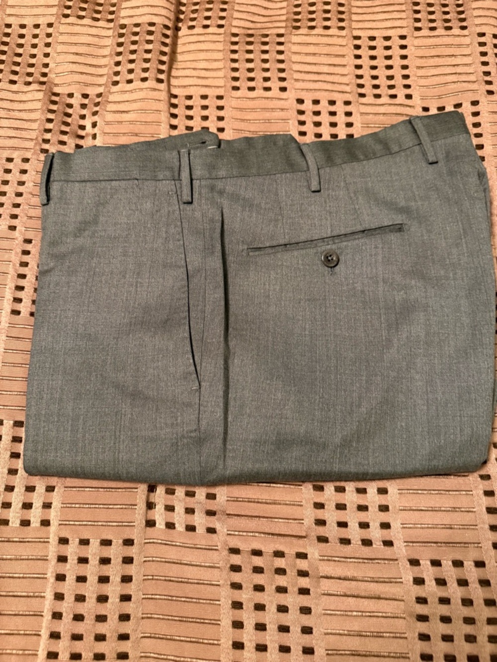 Men's Dress Pants in Charcoal Gray